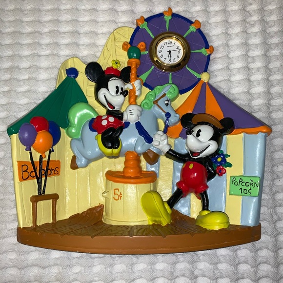 Disney Wall Decor Vintage Seiko Disney Clock Minnie Mickey Mouse